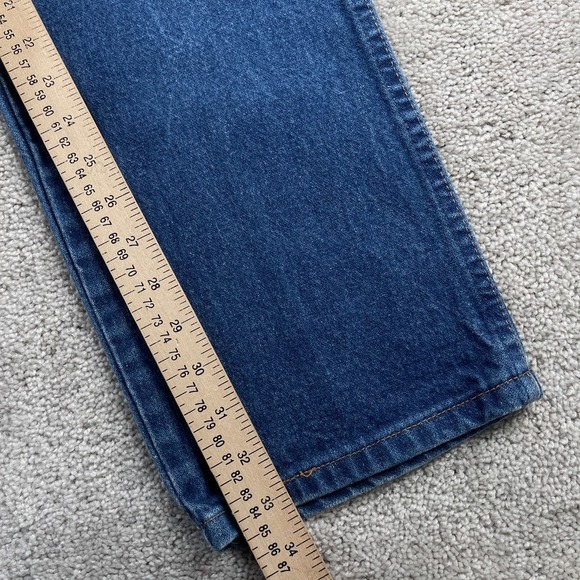 Vintage Wrangler Jeans Womens 14 Blue Cowboy Cut USA American Denim 13MWZMR‎ - Picture 6 of 10